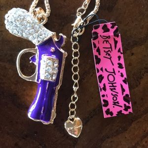 Betsey Johnson Gun Necklace